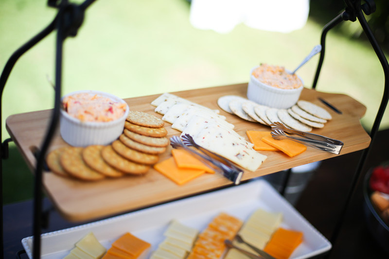 cheese and crackers appetizers baby shower