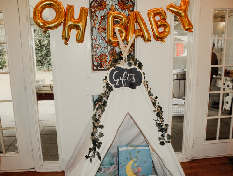 oh baby gift tent baby shower idea