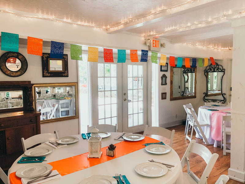 Fiesta themed party setup